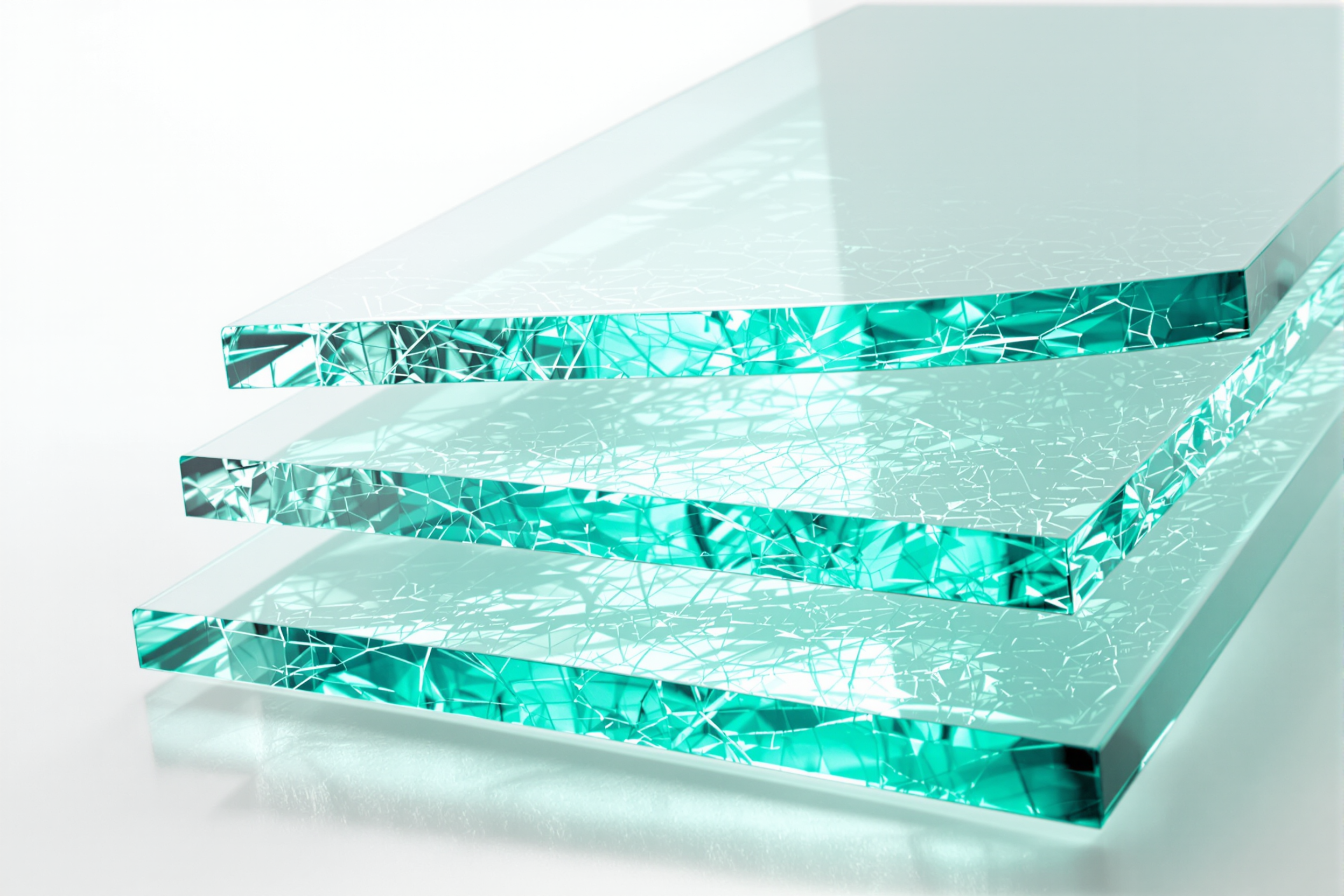 Panneau de verre 88.4 mm pour garde-corps moderne