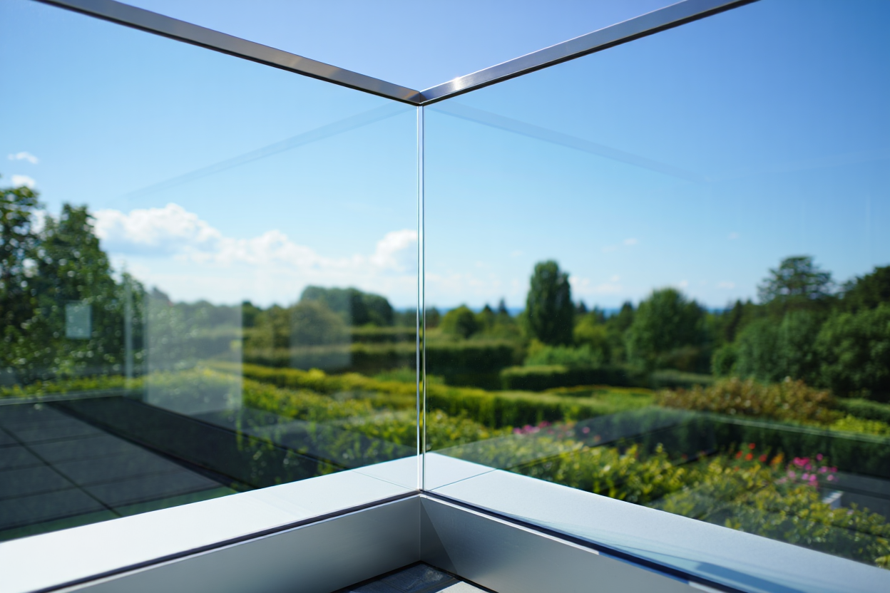 Hauteur garde-corps verre extérieur